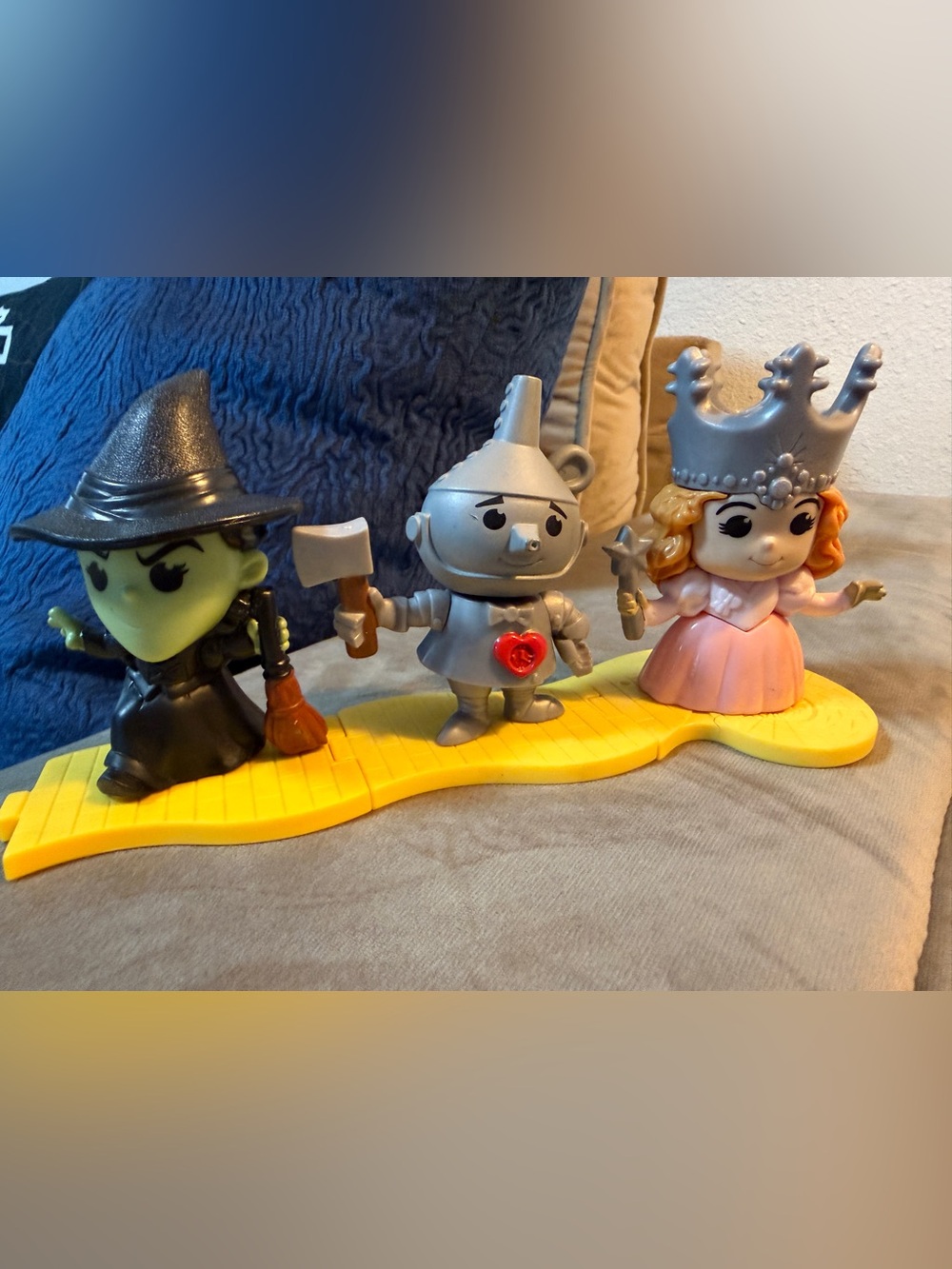McDonald’s Wizard of Oz Tin Man, Wicked Witch & Glinda Figure Set 75th Anniversa